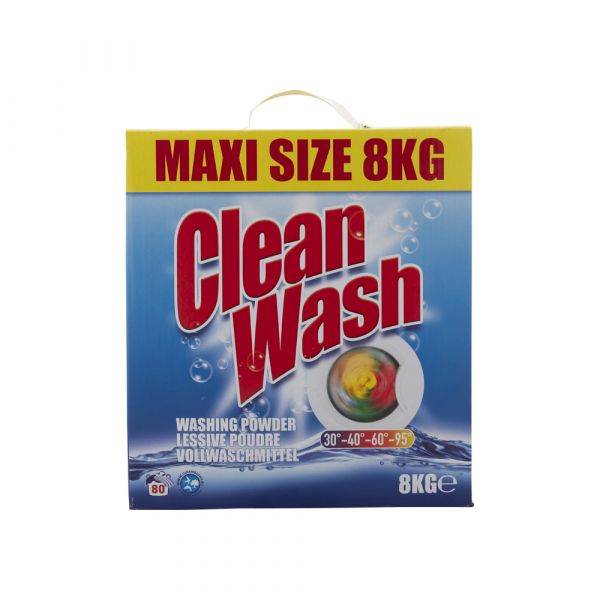 Waschpulver 8 kg, Clean Wash