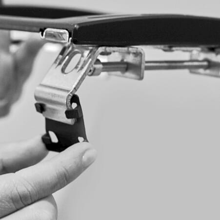 Bobike Gummi-Klick- und -Gleitmontagerahmen (4 Stück)