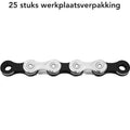 KMC X12 Fietsketting 126 schakels Zilver Zwart 5.2mm