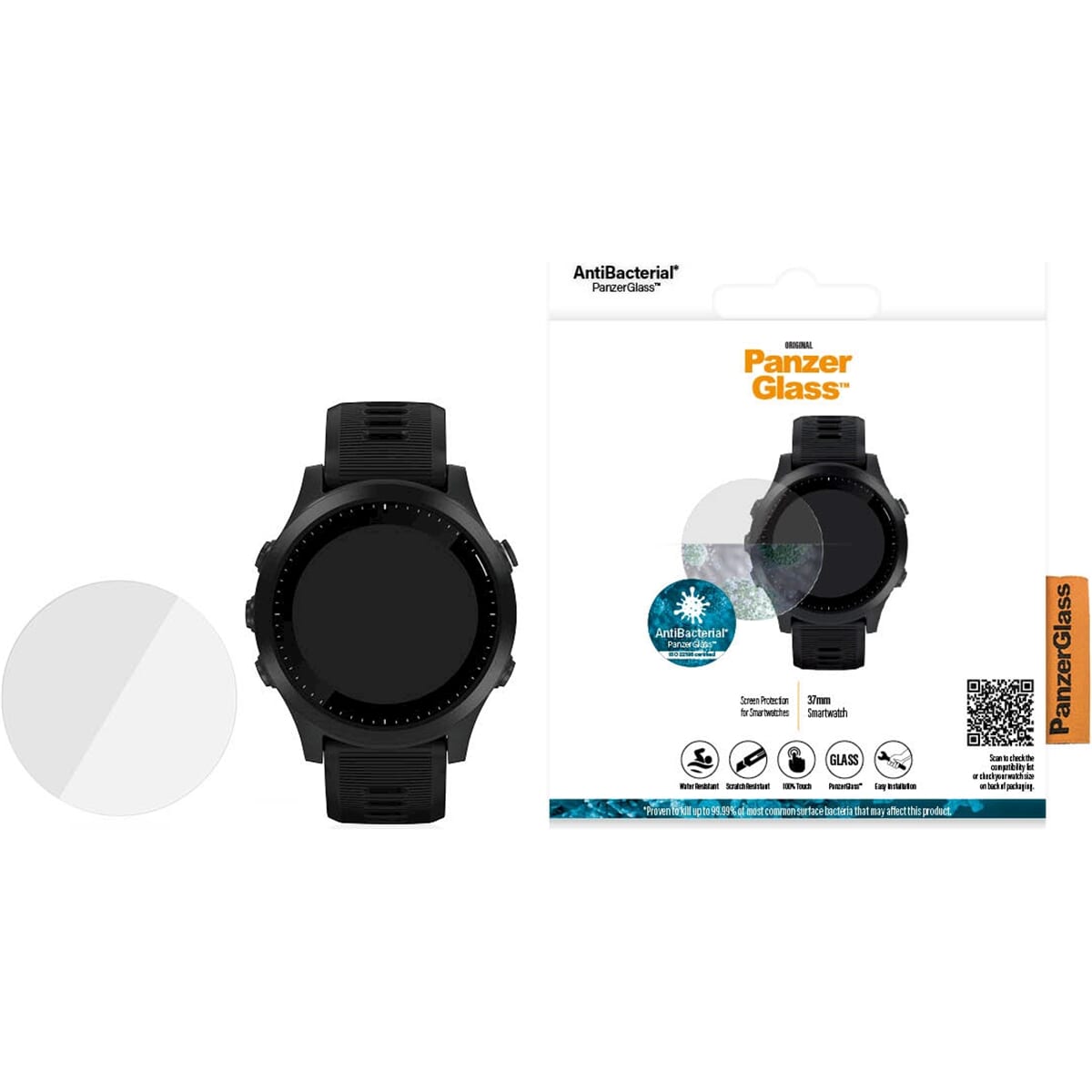 PanzerGlass SmartWatch 37mm Displayschutzfolie