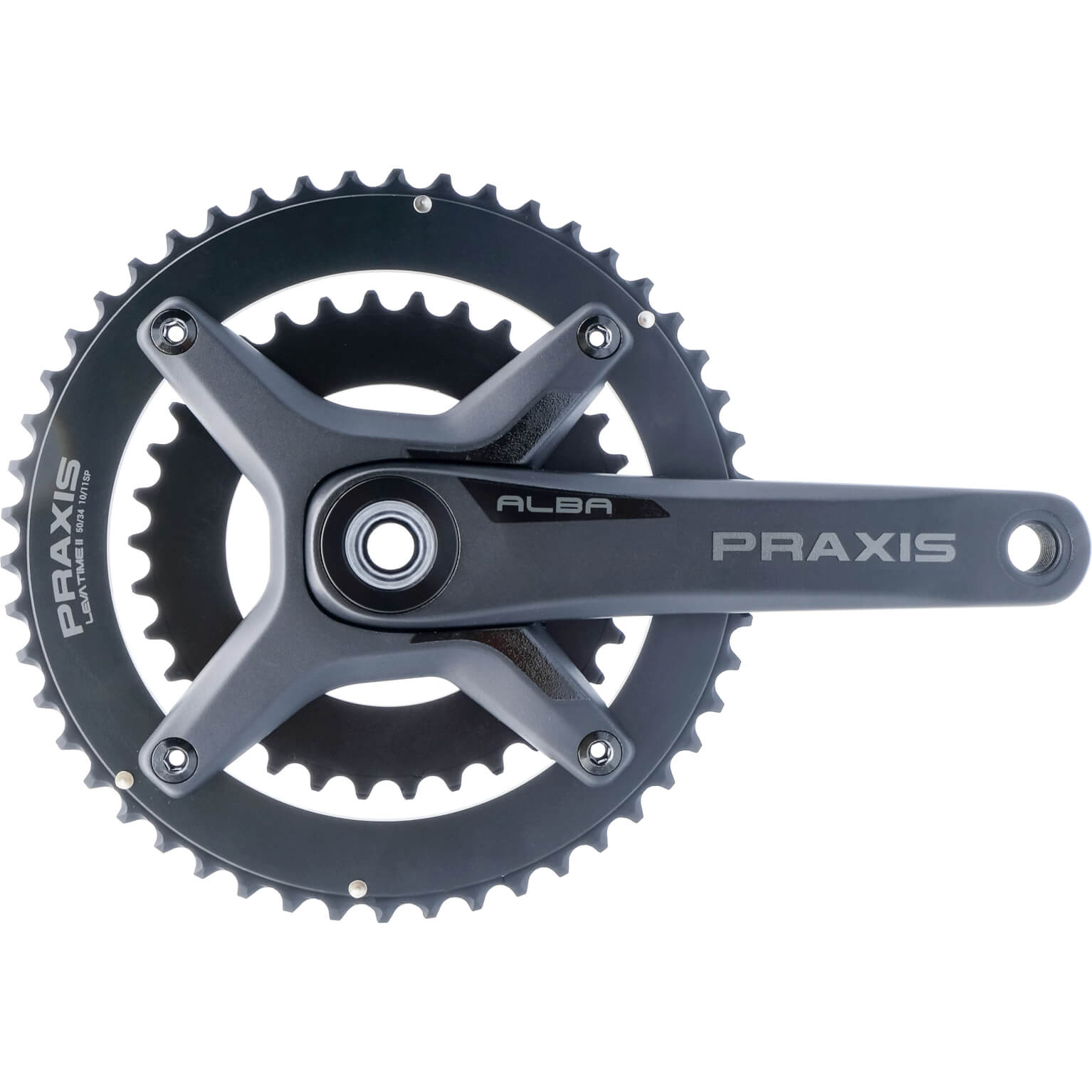 Praxis Crankstel Alba M30 DM X-spider 172.5 52 36T