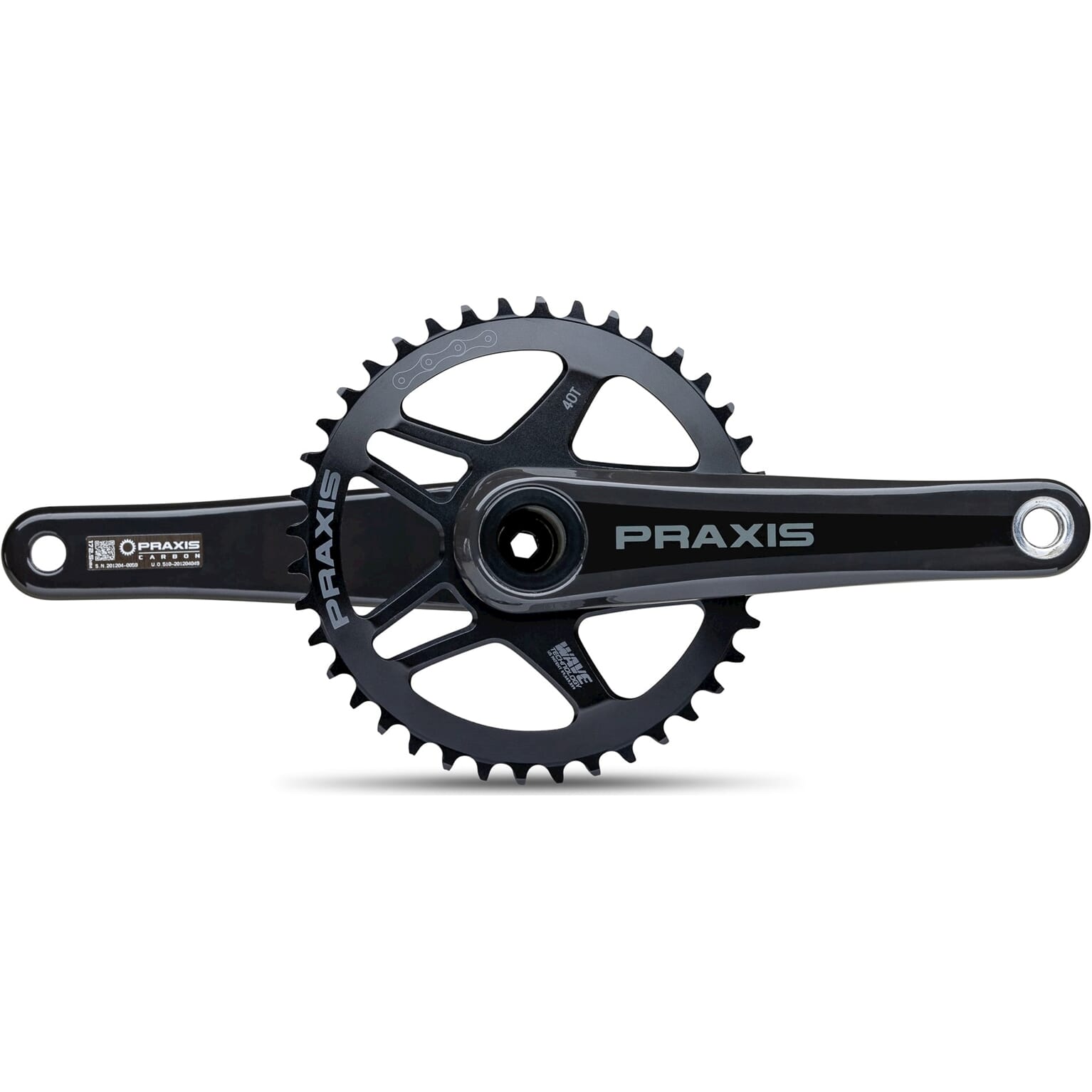 Praxis Kurbelgarnitur Zayante Carbon M30 172.5 42T