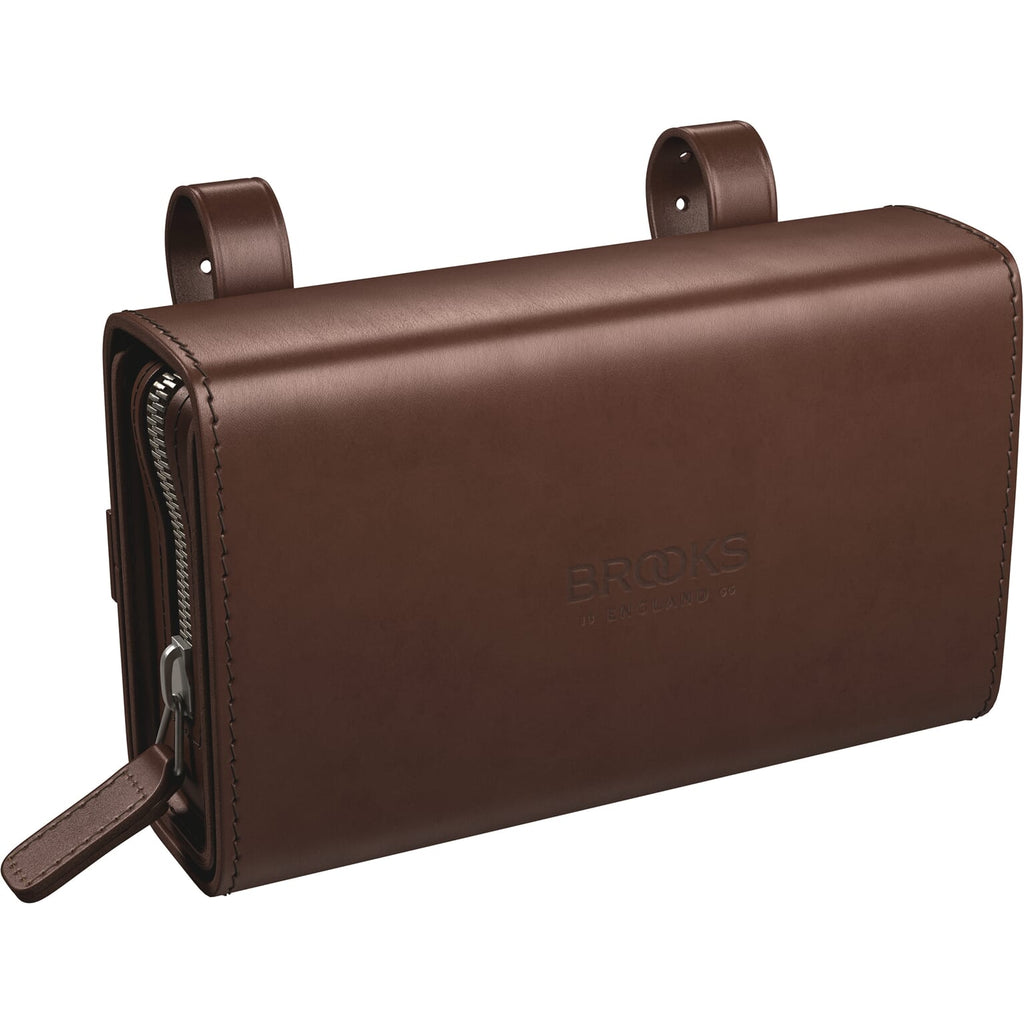 Brooks Satchel-Tasche, D-förmig, braun