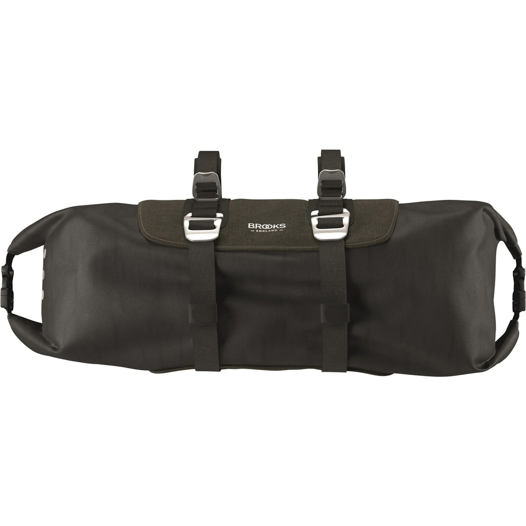 Brooks scape handlebar roll (10-12l) - mud green