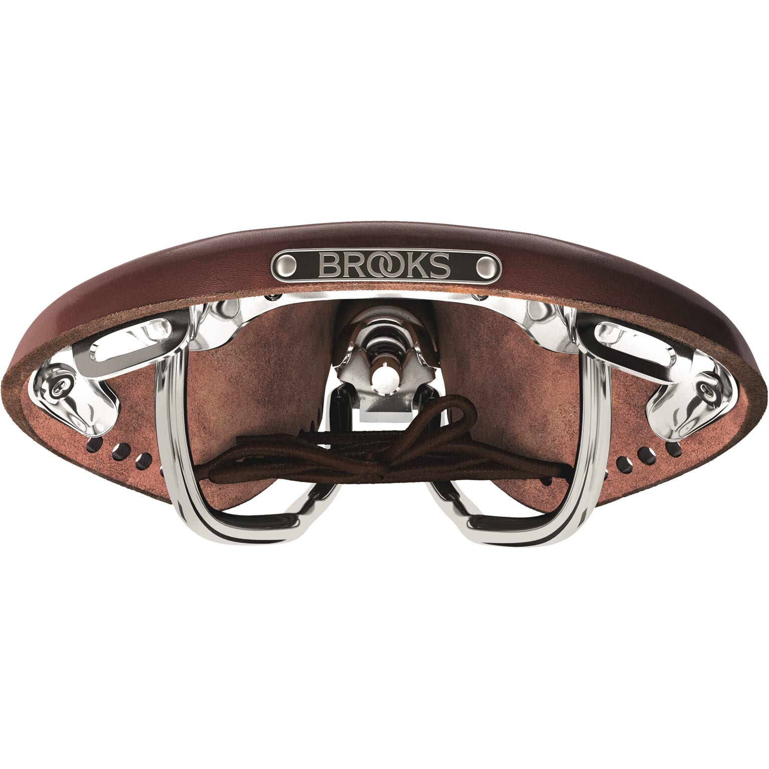 Brooks b17 short carved - antic brown