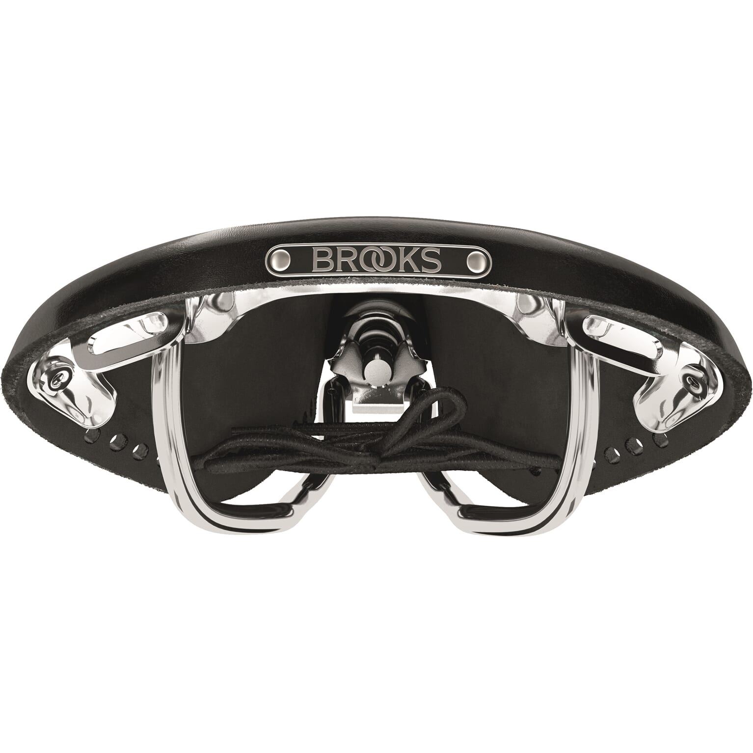 Brooks b17 short carved - black