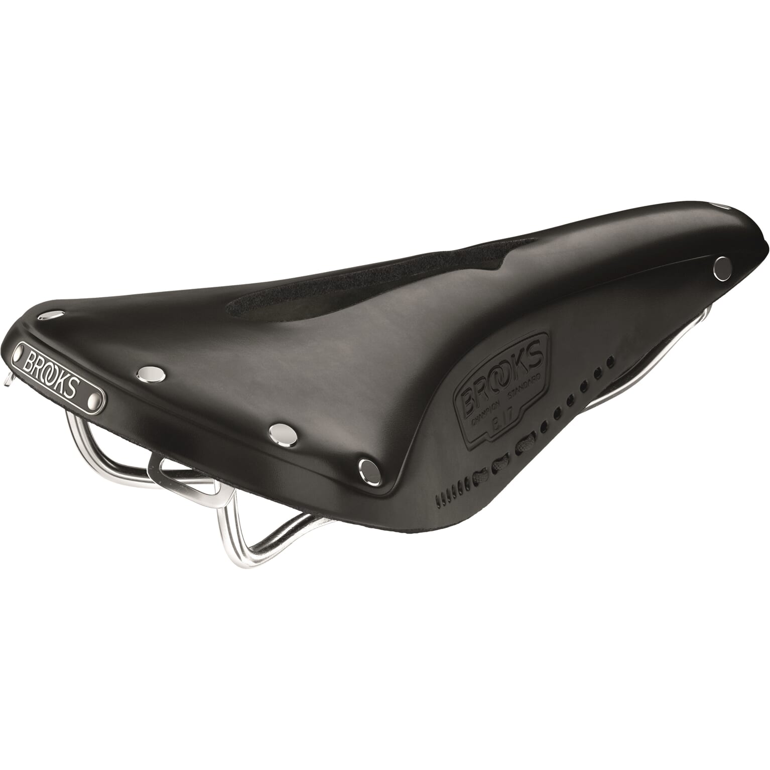 Brooks b17 carved - black