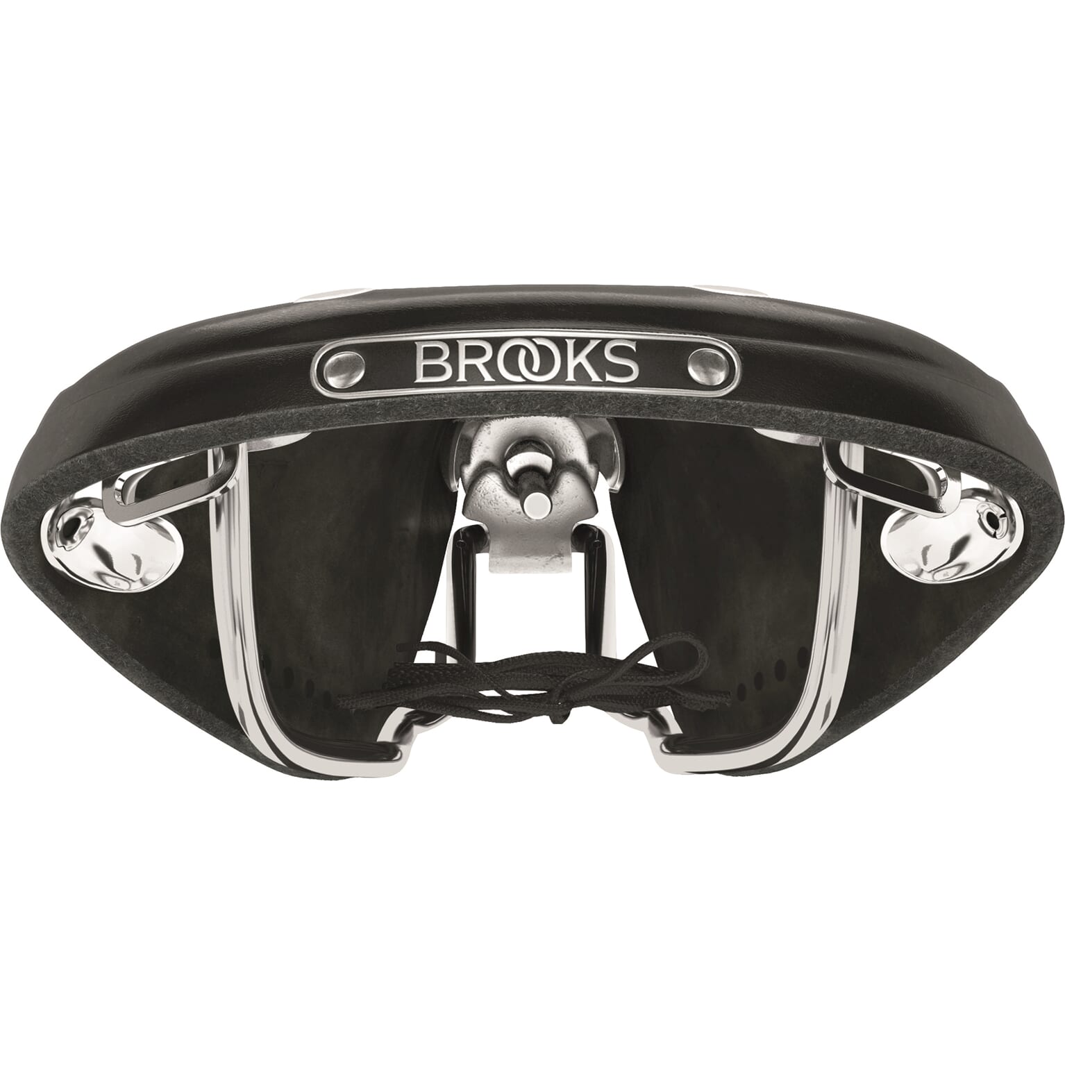 Brooks b17 narrow carved - black