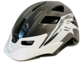 Mirage fietshelm allround 58-65ø zwart grijs wit