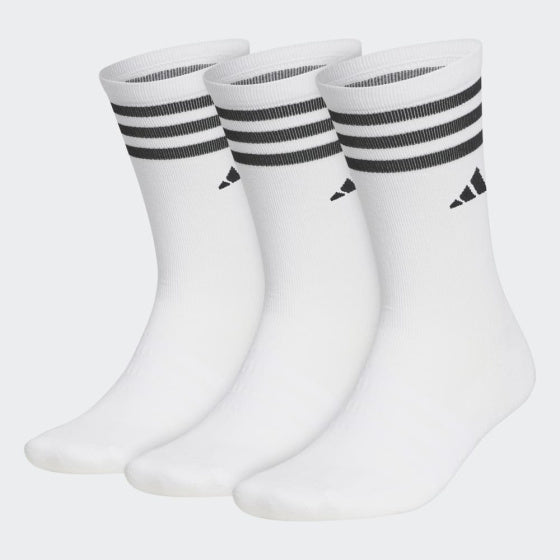 Adidas Crew Golf Socken 3 Paar Herren weiß Größe 40-42