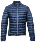 Alvivo Outdoorjas Workuta heren nylon donkerblauw rood mt XS