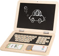 Tooky Toy Spielzeug-Laptop aus Holz, 58 Teile