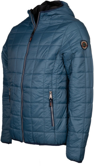 Aaron Polsterte Jacke Herren Jeans Blau Größe M