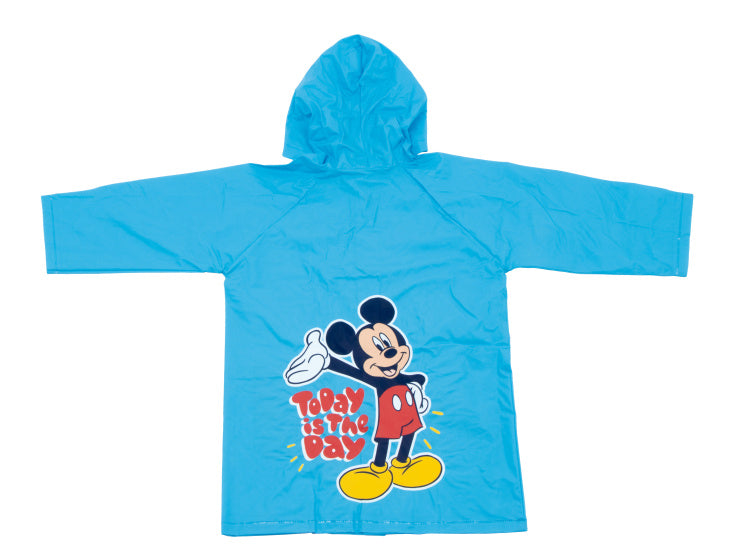 Arditex Regenmantel Mickey „Heute ist der Tag“ Junior PVC hellblau Größe 6 Jahre