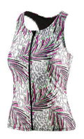 Beco Tanktop BEsuit dames B-cup polyamide elastaan roze groen mt 46
