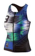 Beco Tanktop BEsuit dames D-cup polyamide elastaan groen mt 36
