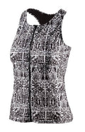 Beco Tanktop BEsuit dames polyamide zwart wit B-cup maat 42