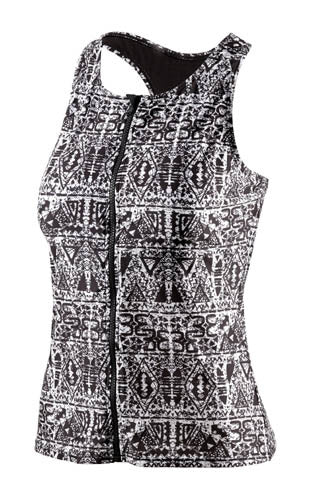 Beco Tanktop BEsuit dames polyamide zwart wit C-cup maat 38