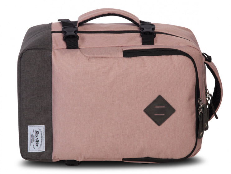 Reise-Rucksack 18-Liter Polyesterrosa