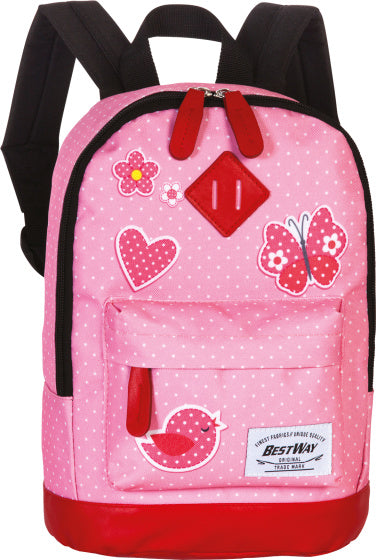Rucksack Junior 6 Liter rosa/rot