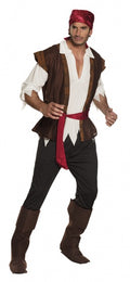 Boland Dress Up Pirate Thunder Herren Braun Größe 54 56