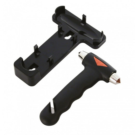 Carpoint Noodhamer met gordelsnijder zwart 12,5 cm