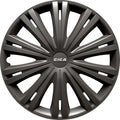 Carpoint Wieldoppen Giga 15 inch antraciet set van 4