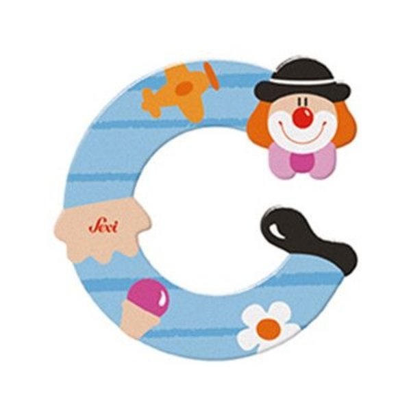 Sevi letter clown c: 10 cm (81739)