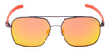 Formula Zonnebril unisex vierkant cat. 4 oranje