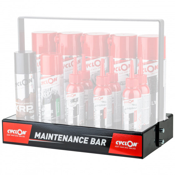 Cyclon display maintenance bar leeg zw