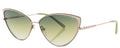 Daniel hechter Zonnebril DHS232 dames cat-eye cat. 3 staal glas groen