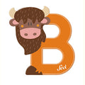 Sevi letter b bison: 10 cm (83002)
