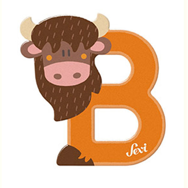Sevi letter b bison: 10 cm (83002)