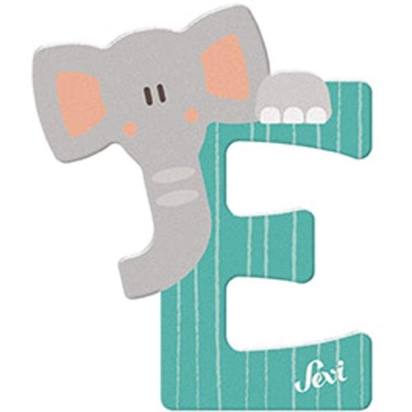 Sevi letter e elephant: 10 cm (83005)