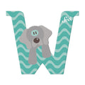 Sevi letter w weimaraner: 10 cm (83023)