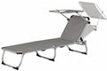 Eurotrail Ligbed Pebble Beach 57 x 188 x 30 cm aluminium grijs
