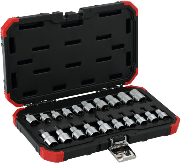 Gedore red | r68003020 | dopsleutelset | 3 8” + 1 2 | tx | 20-delig - r68003020