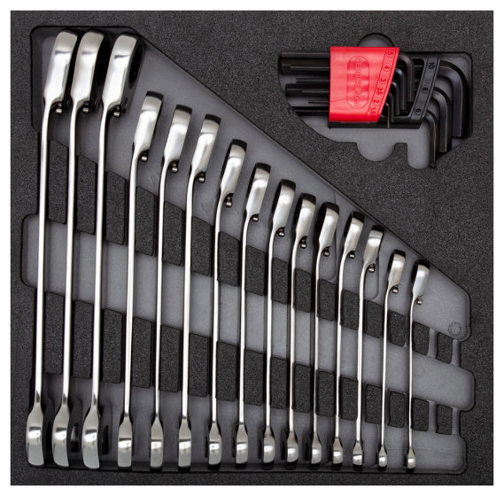 GEDORE ROTEN KEY SET 2 3 CT-Modul Silber 24-teilig