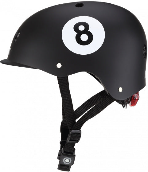 Globber Lights Helm, schwarz, Größe 48-53 cm