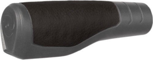 Herrmans Primo handvatten elastomeer, 130mm, zwart grijs