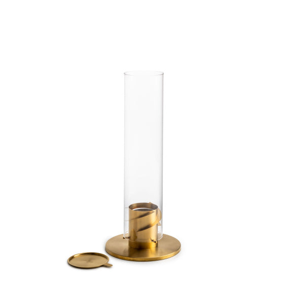 Höfats Spin 120 Stimmungslaterne Edelstahl 23 x 54 cm Gold