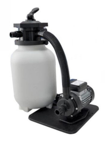 Interline Zwembadfilterset 6 m³ uur wit 450W 8-delig