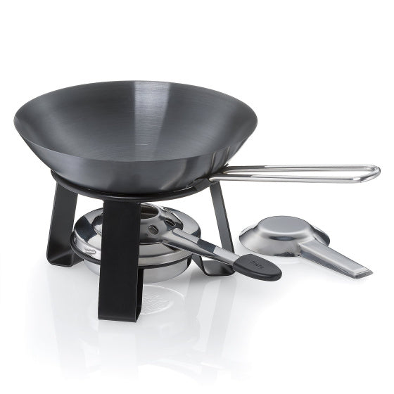 Kela Joy Mini-Wok mit Drehteller Ø 18 cm schwarz