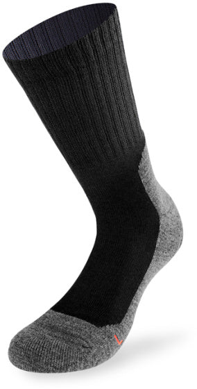 Lenz Wandelsokken Trekking 5.0 polyester zwart 2 paar maat 35-38