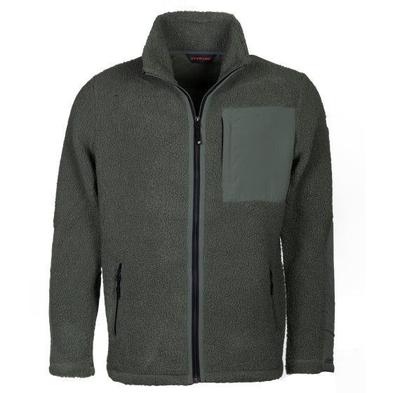 Life line Artic Sherpa Fleece Jack heren groen maat XXL