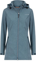 Life line Harper softshell parka dames blauwgrijs maat 42