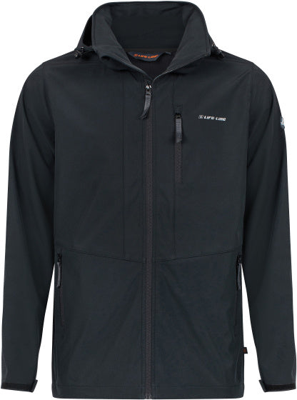 Life line Hidde softshell jas heren zwart maat M