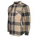 Life line Jervis Padded Flannel Shirt heren beige maat S