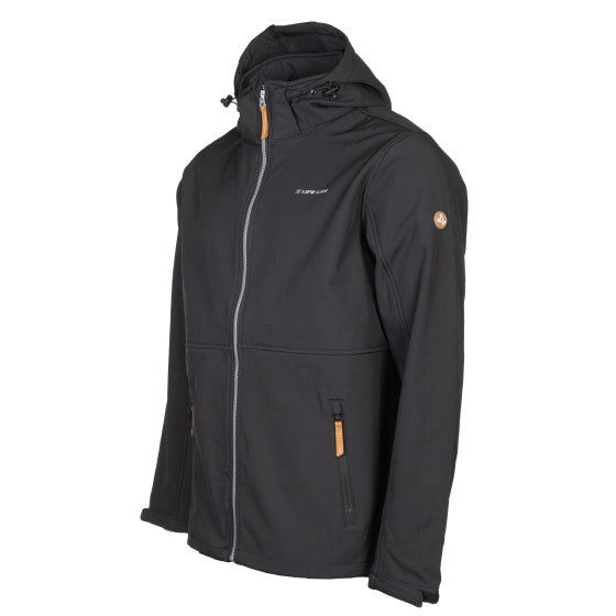 Life line Kasper softshell jacket heren zwart maat XL