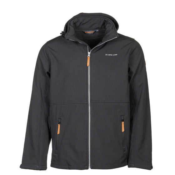 Life line Kasper softshell jacket heren zwart maat XL